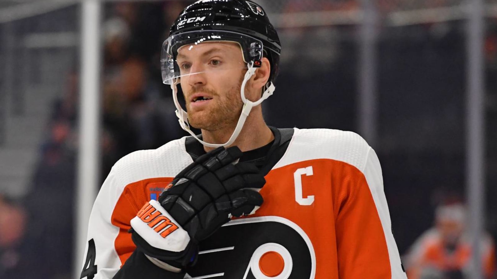 Philadelphia Flyers’ forward Sean Couturier out day-to-day with upper-body injury