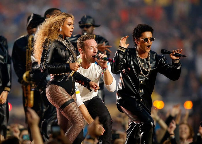 Super Bowl takeover with Coldplay and Bruno Mars