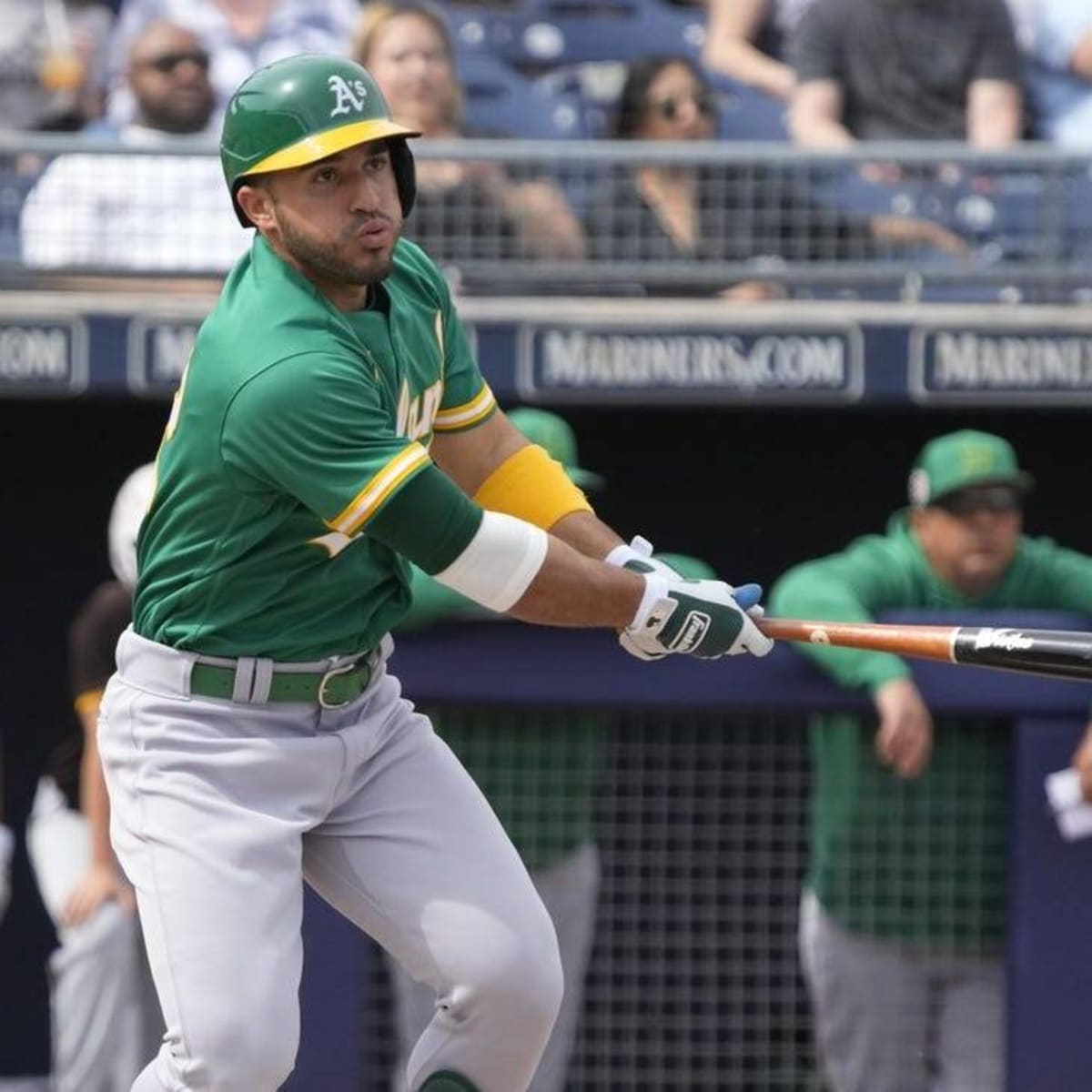 A's reinstate outfielder Ramon Laureano, DFA Tyler Wade