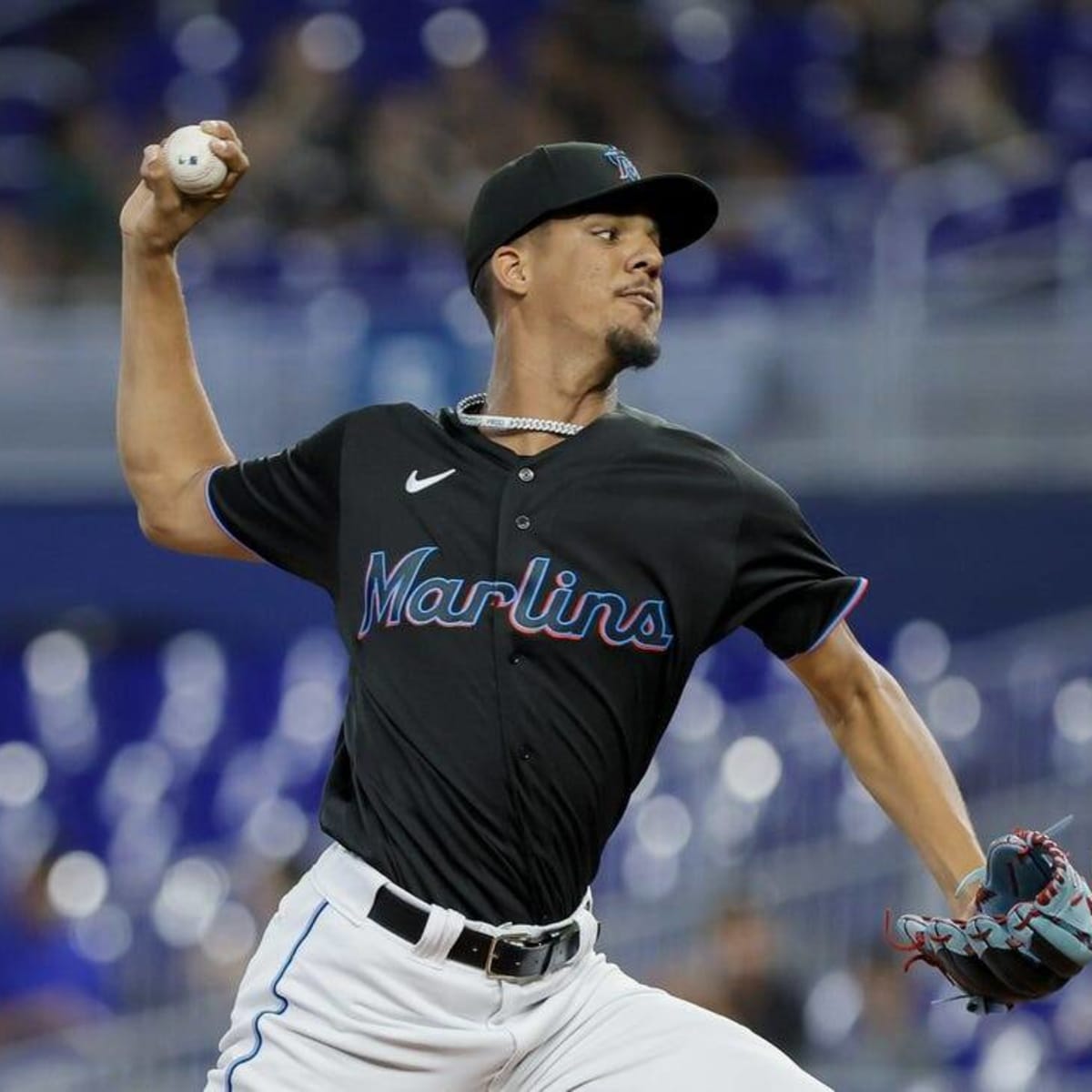 Eury Perez earns first career win as Marlins sweep Nats