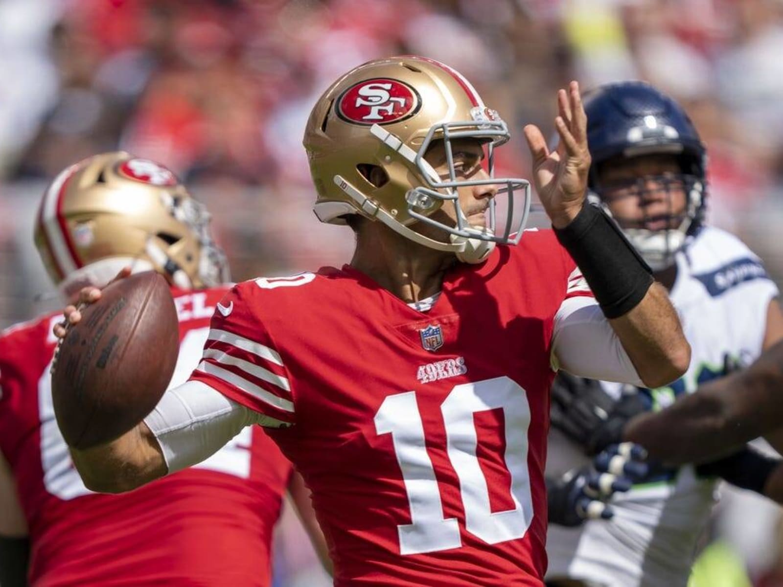 Garoppolo comes off bench to lead 49ers past Seahawks 27-7