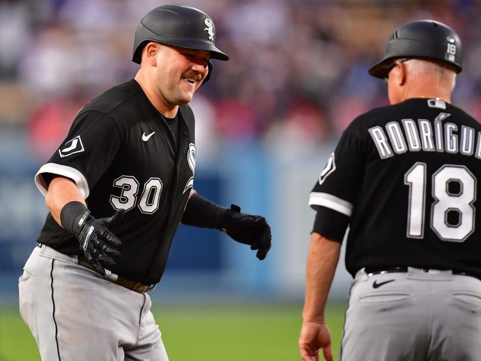 Jake Burger homers twice as White Sox dump Dodgers