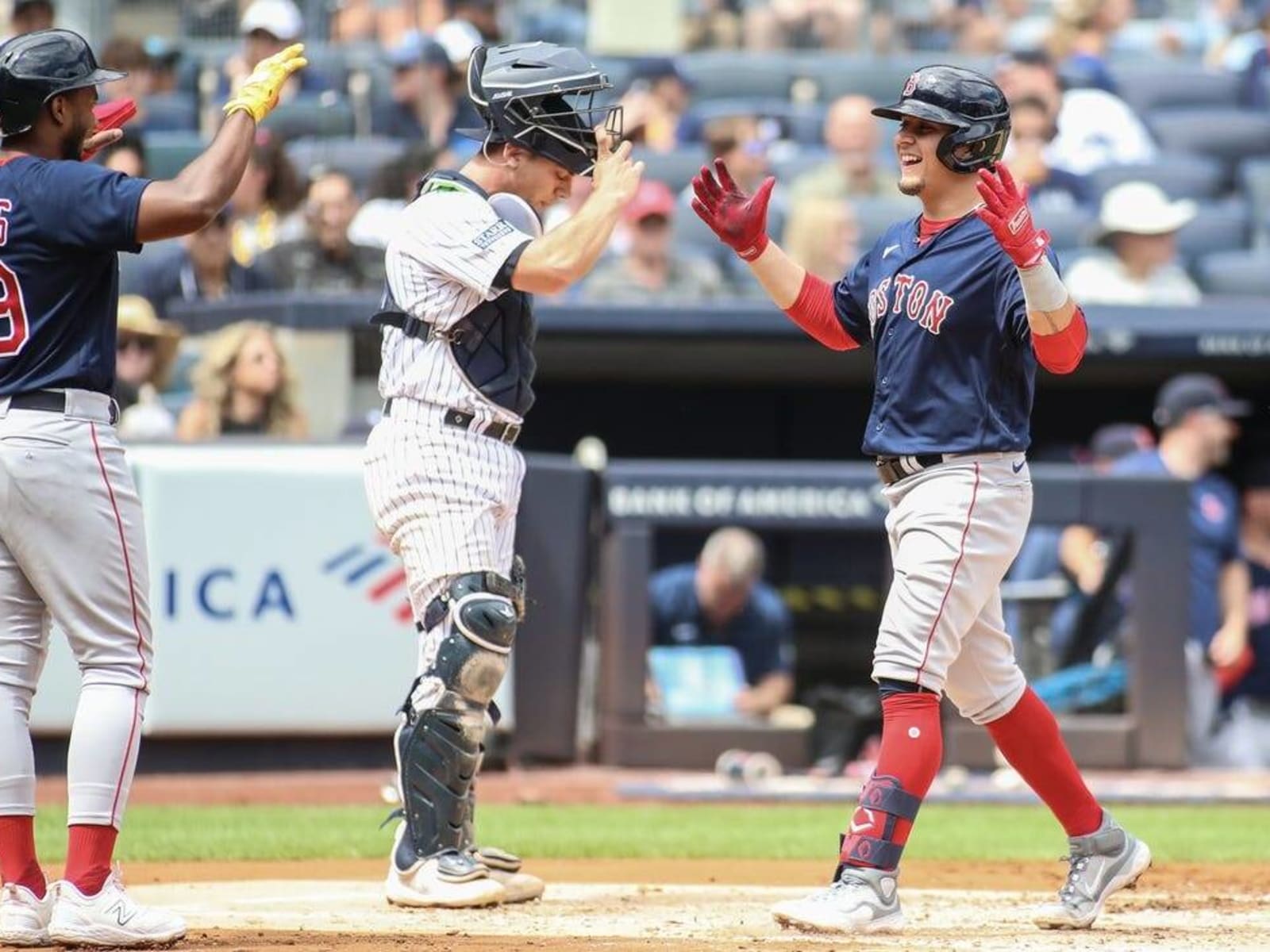 Red Sox pound Gerrit Cole, rout Yanks again