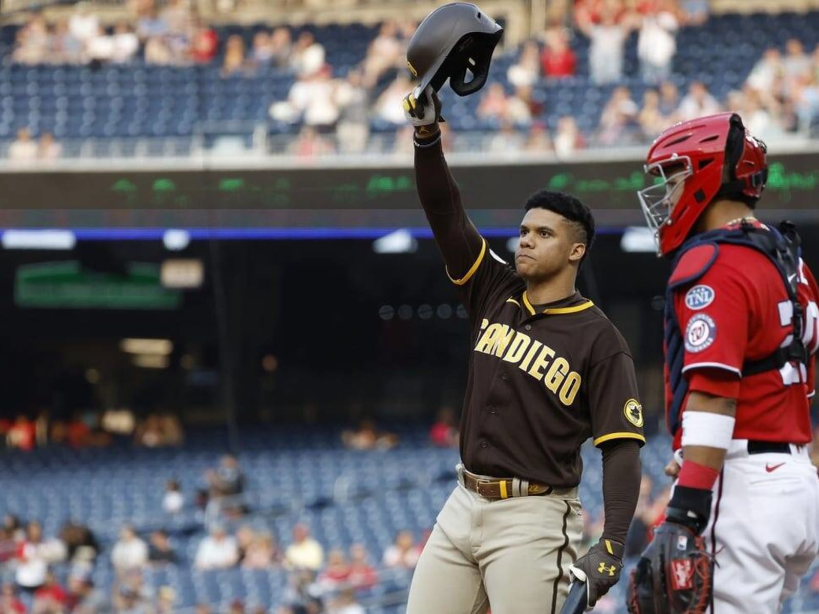 Xander Bogaerts of the San Diego Padres scores in the seventh inning  News Photo - Getty Images