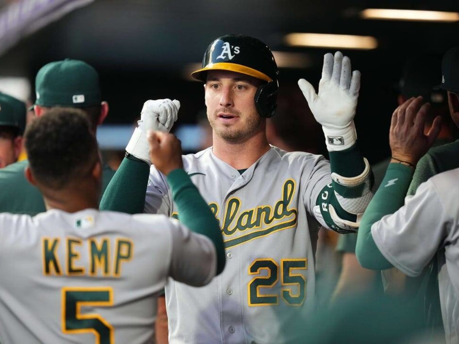 A's explode for 11 runs in walloping Rockies