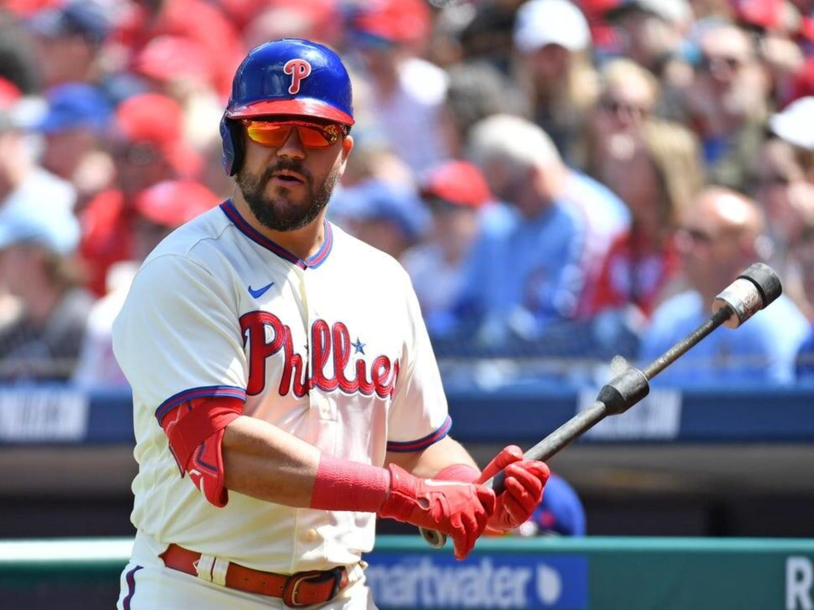 Philadelphia Phillies' Kyle Schwarber is not a typical leadoff man