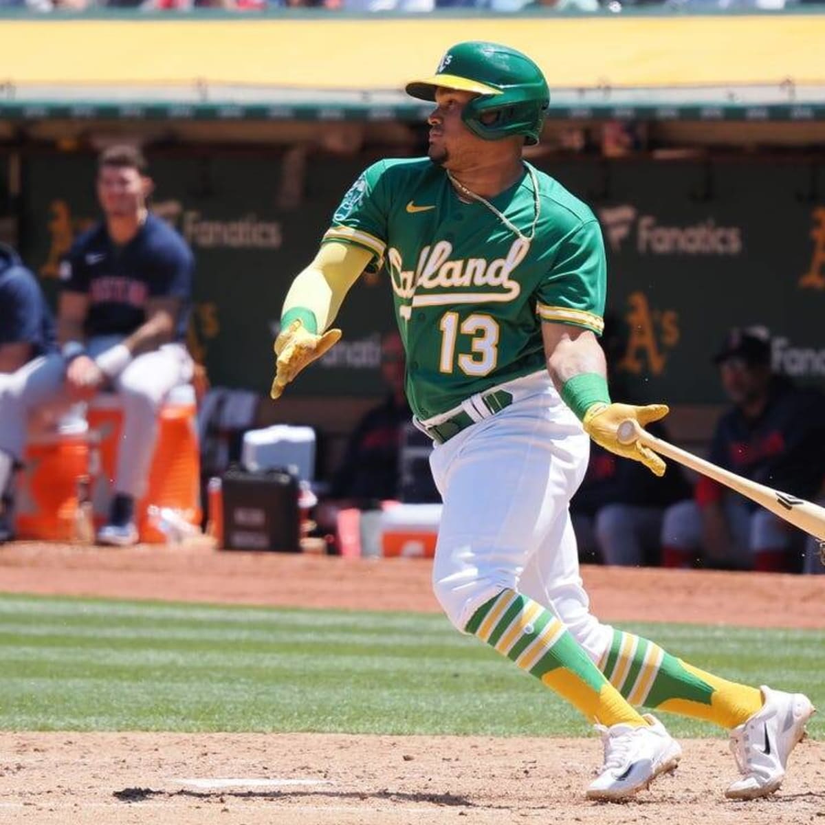 A's use 3 HRs to dispatch Red Sox