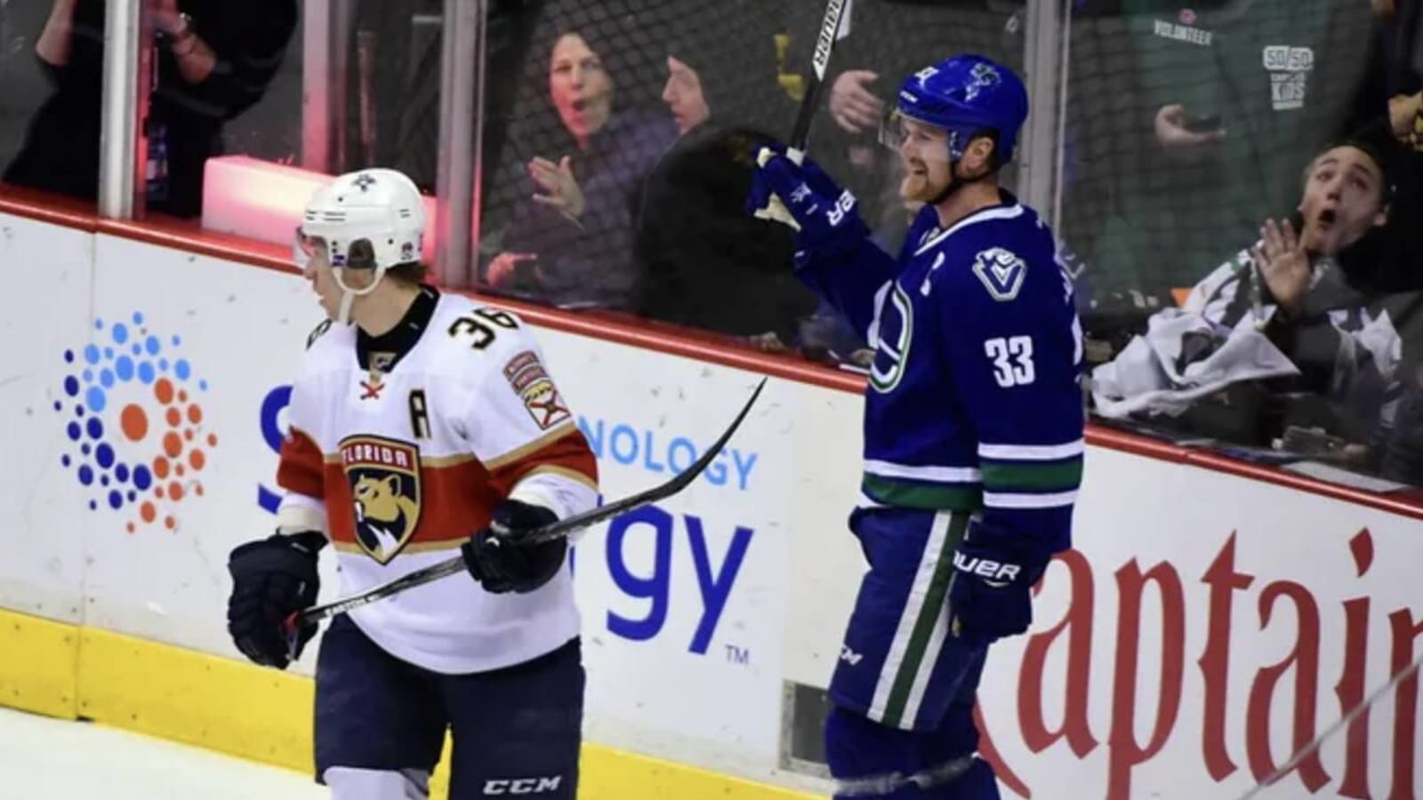 This week in 2017, Canucks’ Henrik Sedin scores 1,000 NHL career point