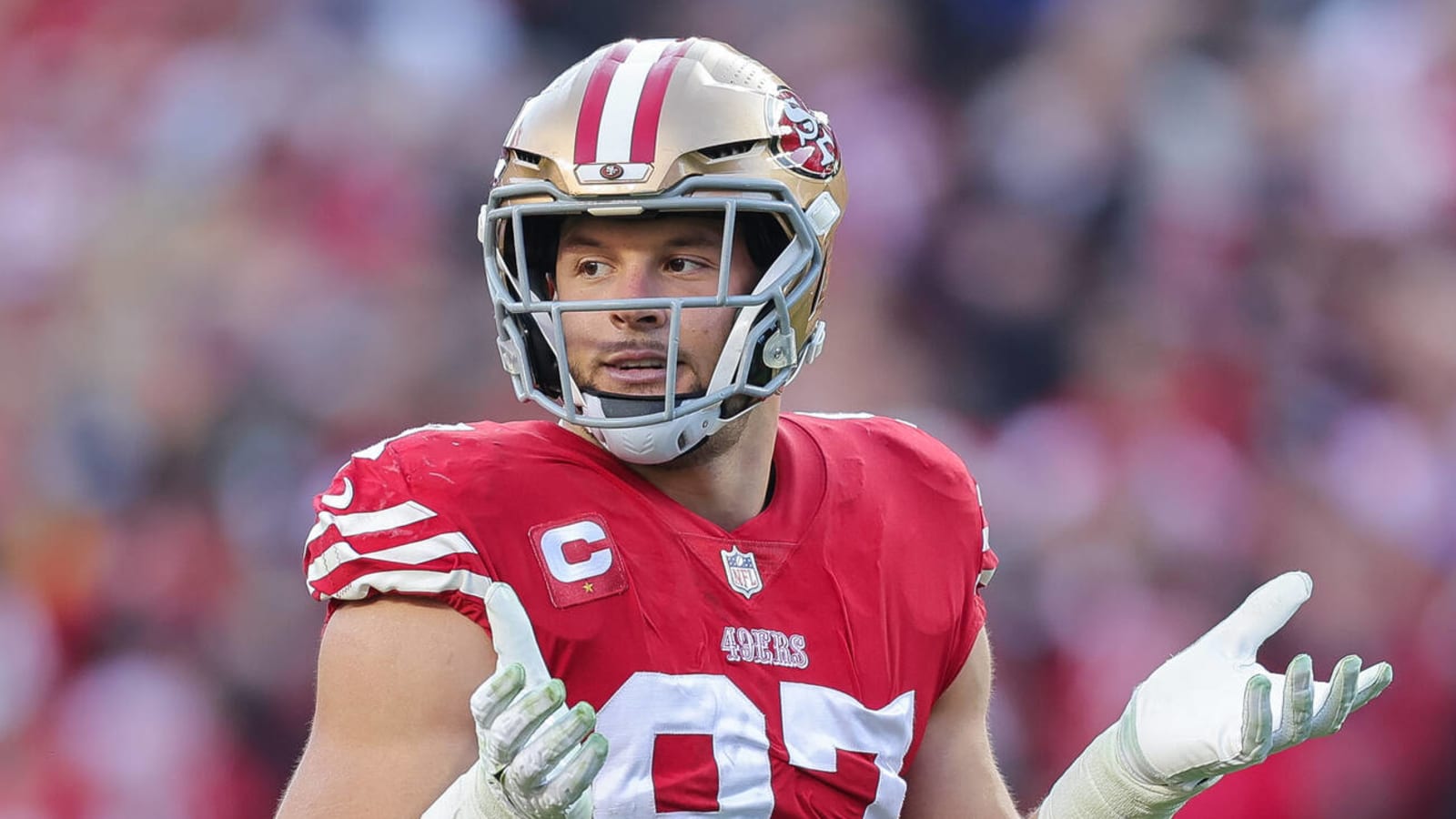 Kyle Shanahan believes Nick Bosa should have DPOY locked up