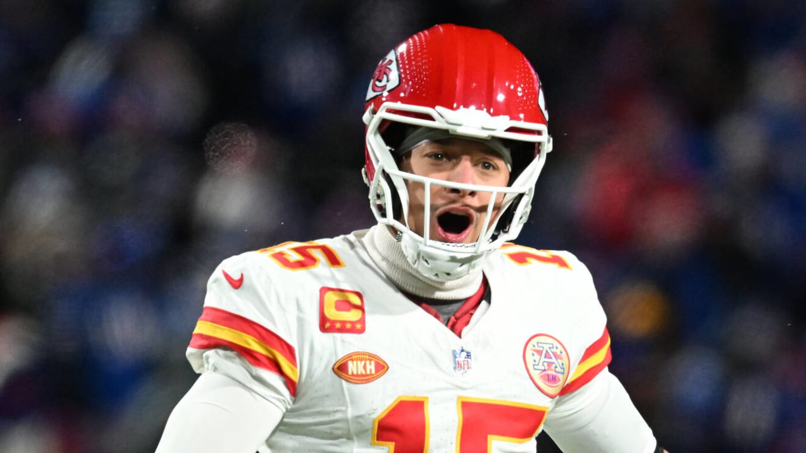 Patrick Mahomes trolls Bills after first road playoff win