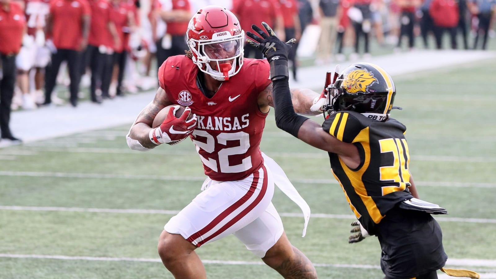 Arkansas declines penalties levied against opponents' uniform