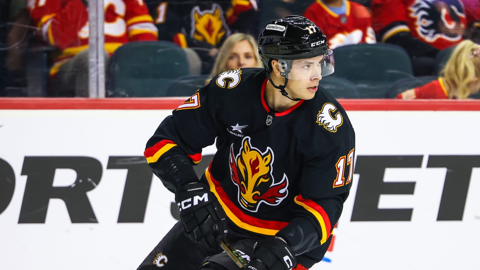 Flames welcome back Yegor Sharangovich from IR