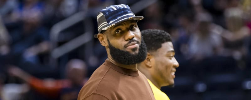 LeBron, Bronny, and James family attend Dodgers game on his