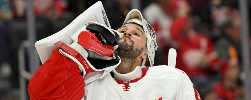 Petr Mrazek Wins First Game For Detroit Red Wings in More Than 2,500 Days