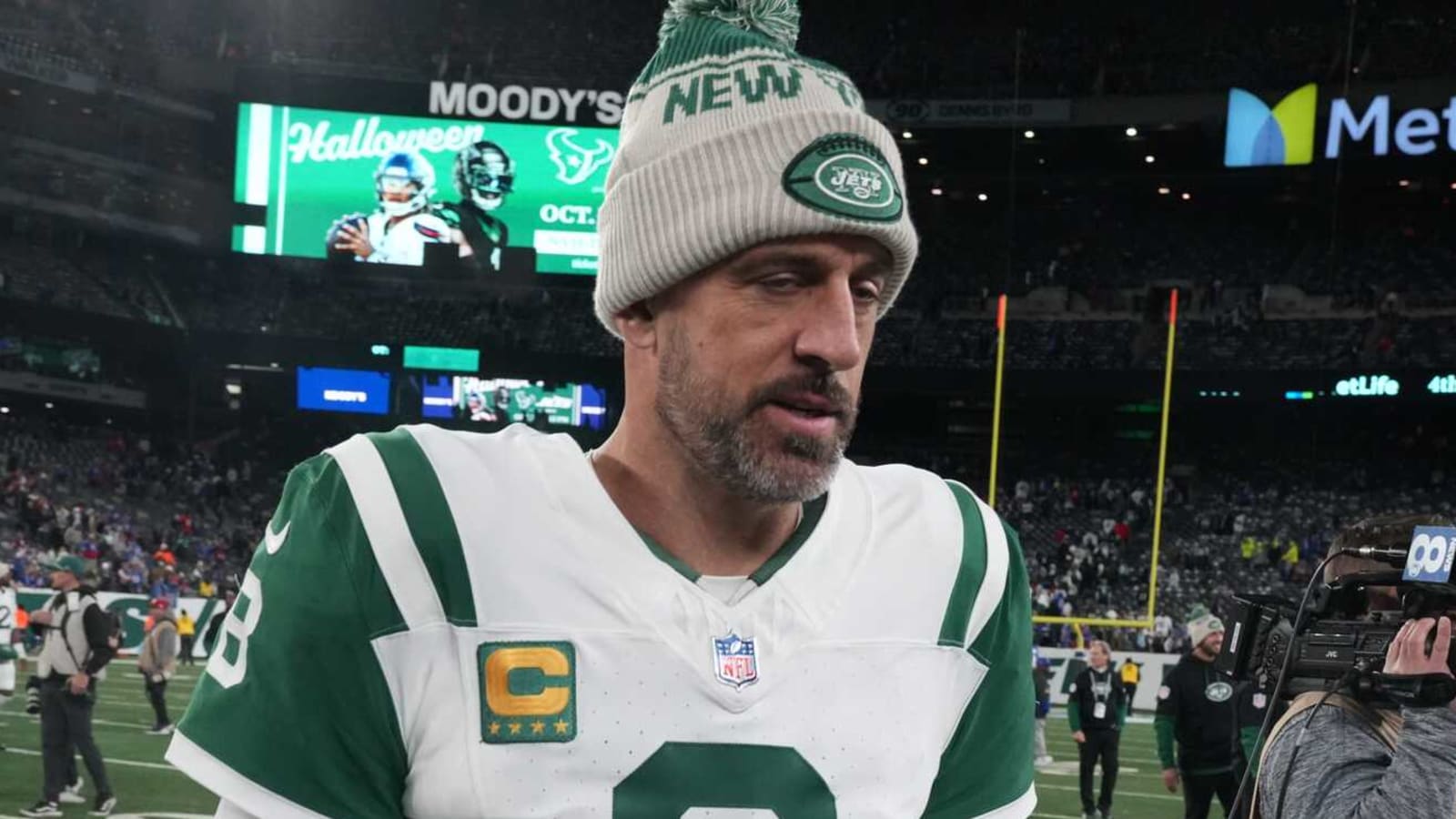 Aaron Rodgers shares theory about Jets' four-game losing streak