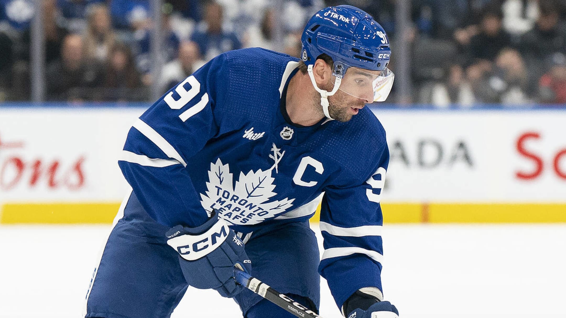 Maple Leafs captain John Tavares stepping up against Lightning