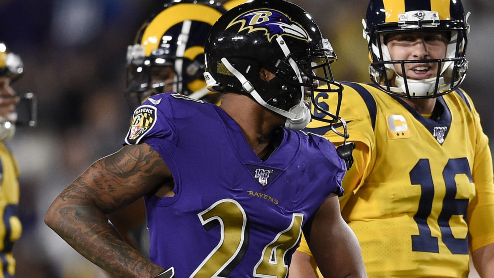 Jalen Ramsey, Marcus Peters exchange words after ‘Monday Night Football’ blowout