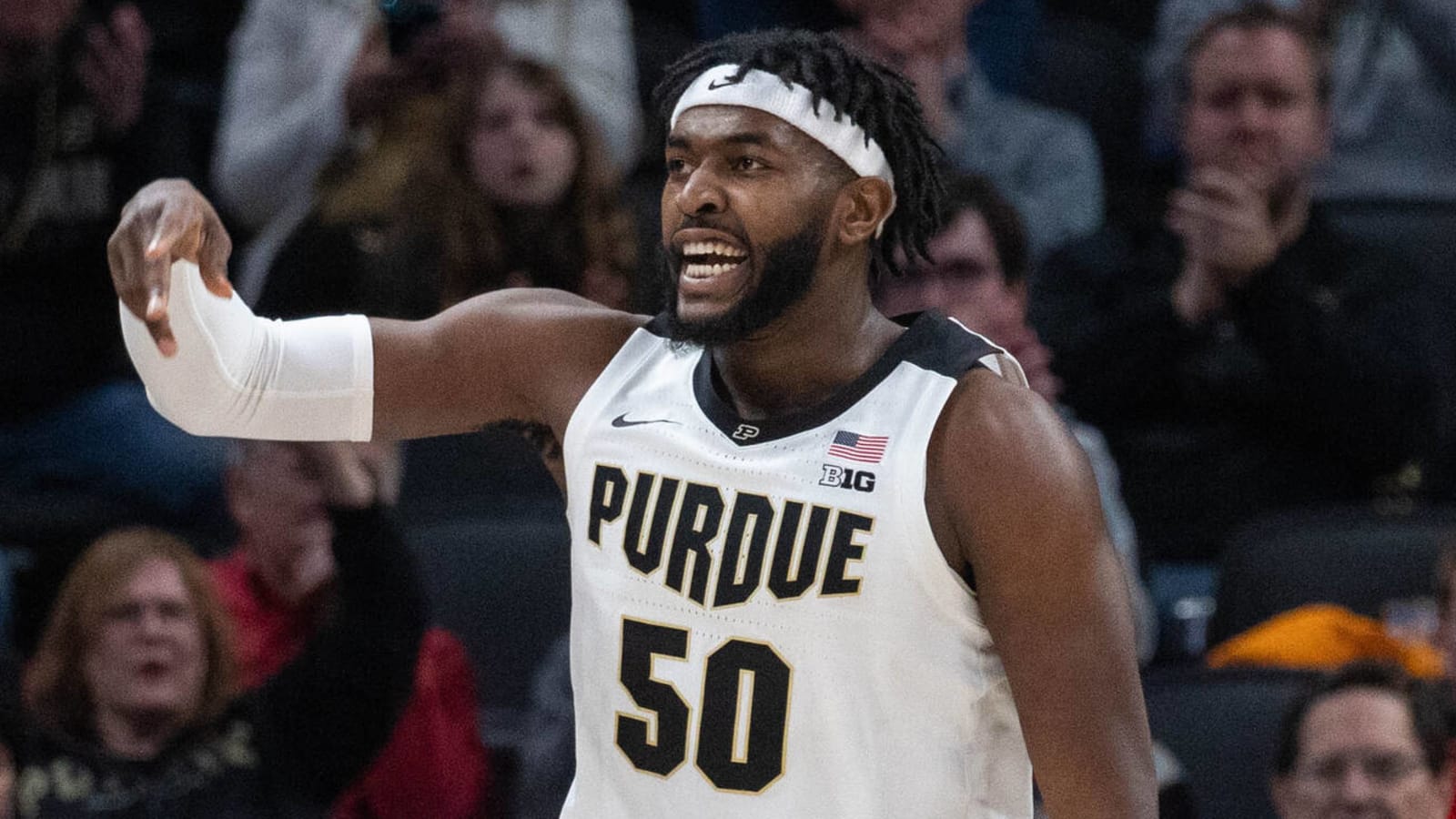 Purdue's Trevion Williams comments on Saint Peter's loss