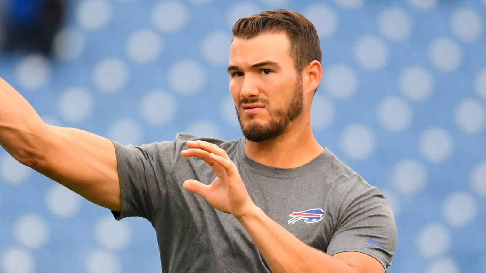 Mitchell Trubisky takes first-team reps in practice