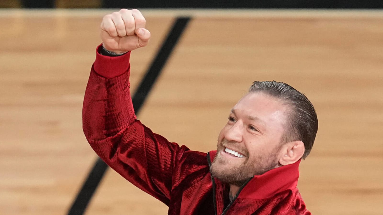 Watch: Conor McGregor takes on Heat mascot