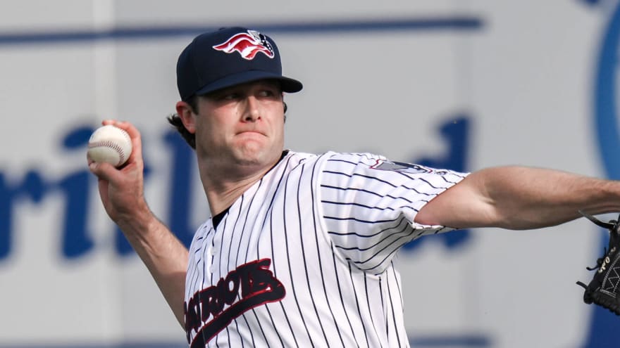 Yankees ace Gerrit Cole dominates in first rehab start