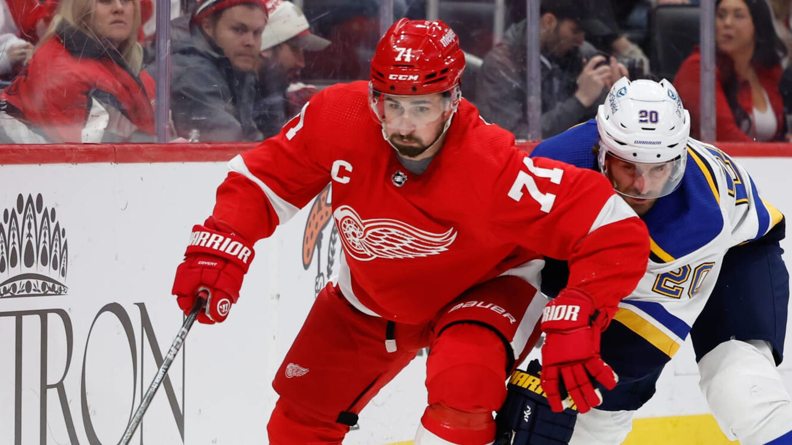 Red Wings captain sidelined by lower-body injury