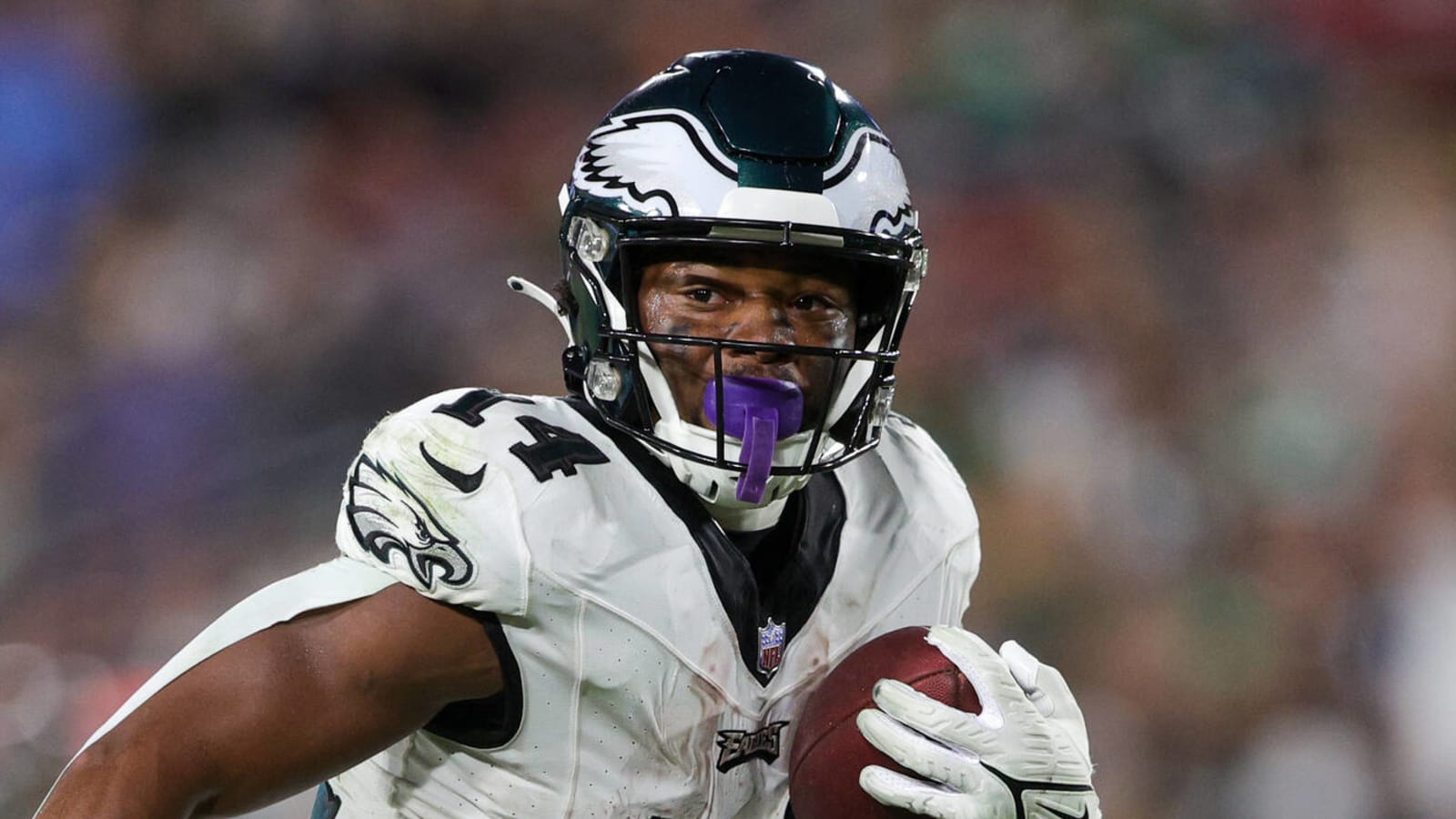 Eagles RB Kenneth Gainwell 'made a mistake' with his halftime act