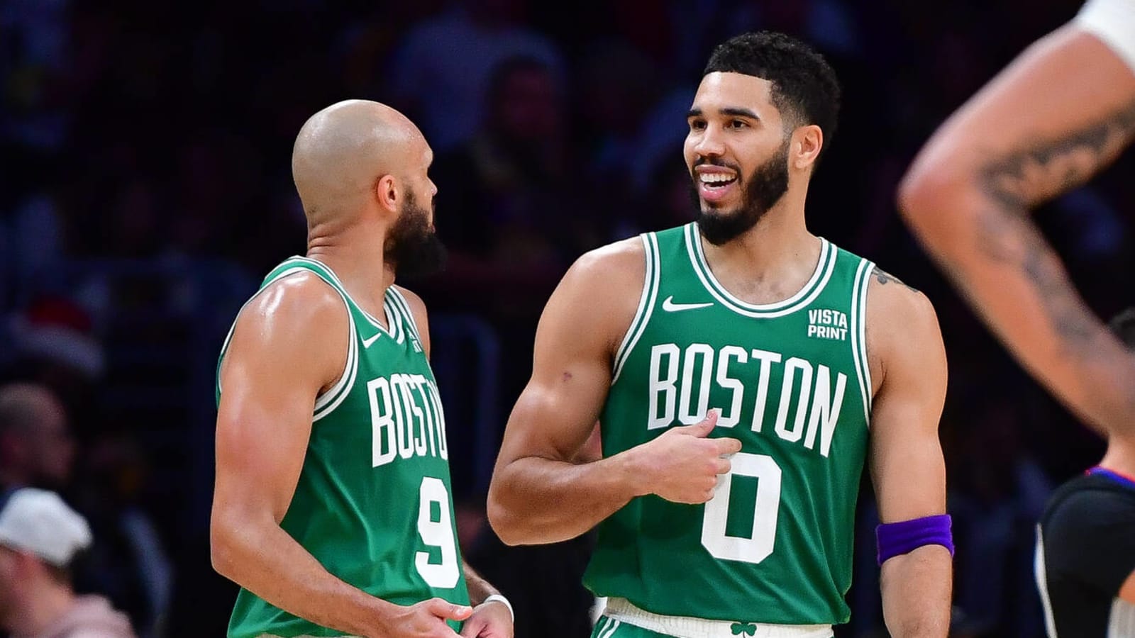 Derrick White Was Visibly Upset With Jayson Tatum After He Refused To Catch A Pass Before The Shot Clock Expired