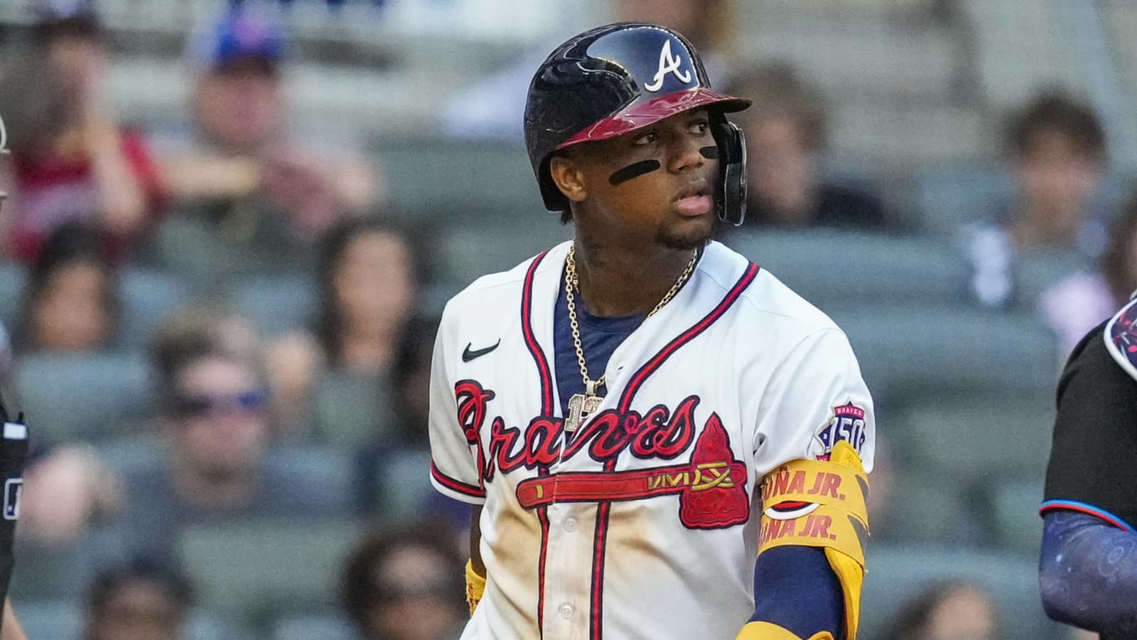 Watch: Braves star Ronald Acuna Jr. carted off after suffering scary knee injury