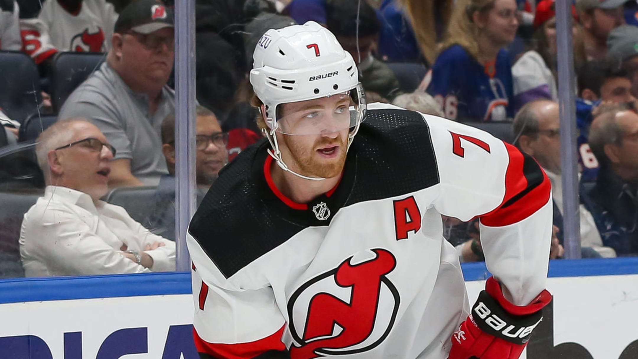 New Jersey Devils defenseman Dougie Hamilton out with broken jaw