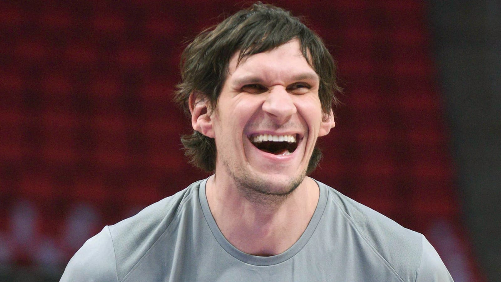 Watch: Boban Marjanovic shows off his tennis skills