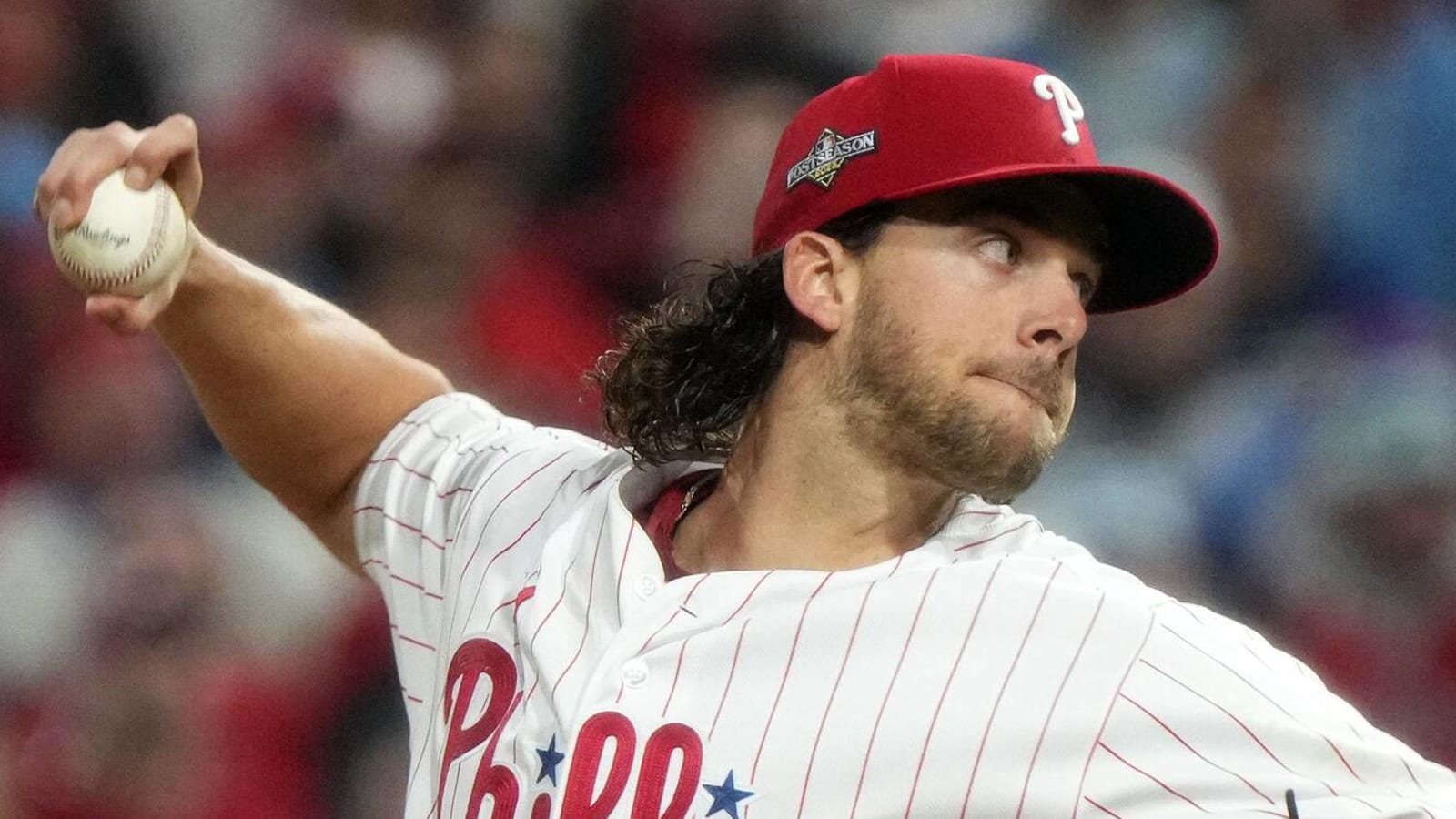 Phillies Player With Background Of Black And Lightning HD Phillies