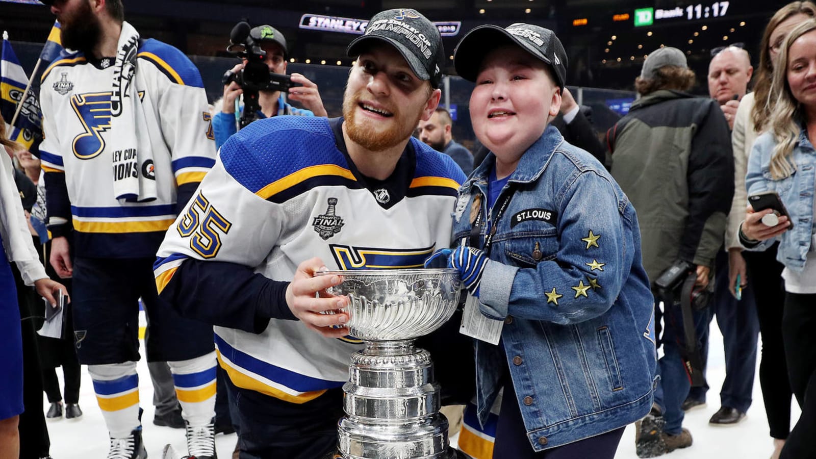 Stanley Cup Final: St. Louis Blues inspired by girl with rare illness