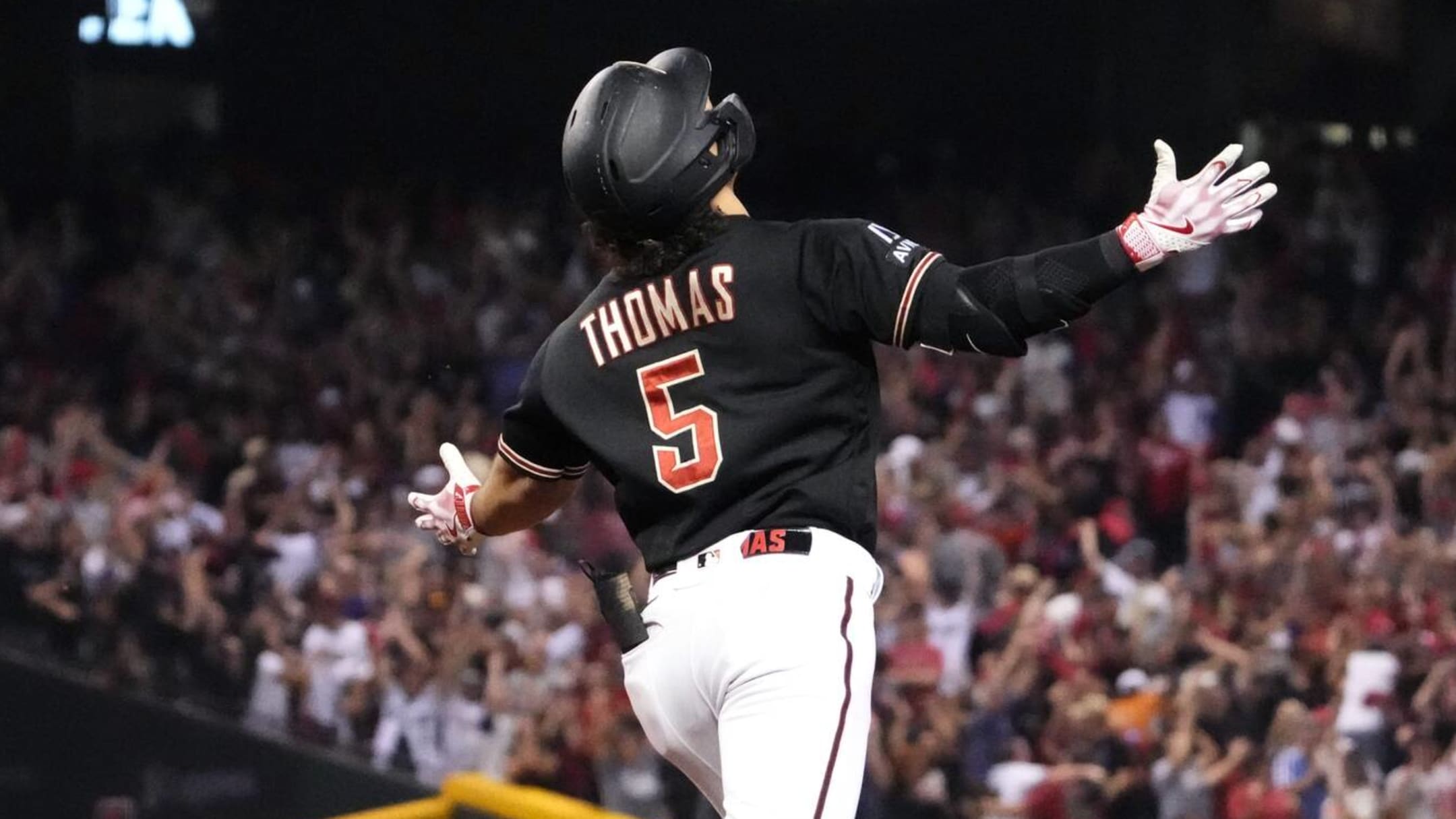 Watch: Alek Thomas hits game-tying homer into stadium pool