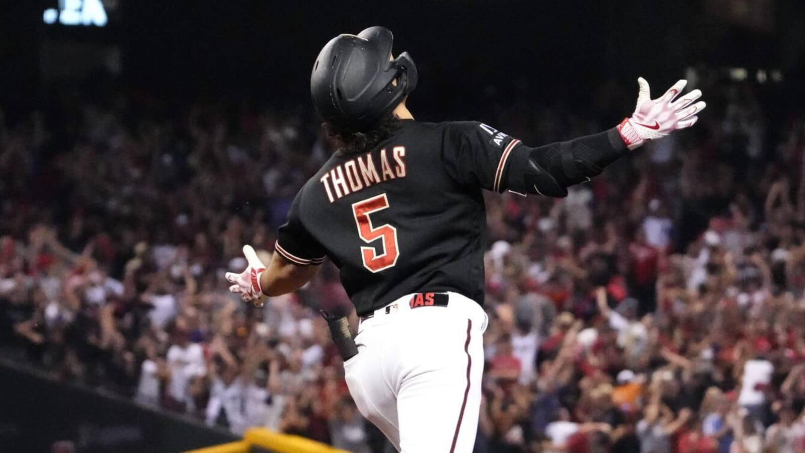 Watch: Alek Thomas hits game-tying homer into stadium pool