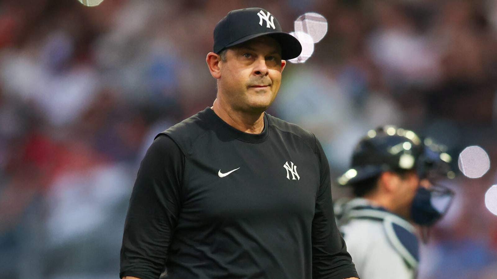 Yankees’ Aaron Boone discusses Mets hiring Carlos Mendoza