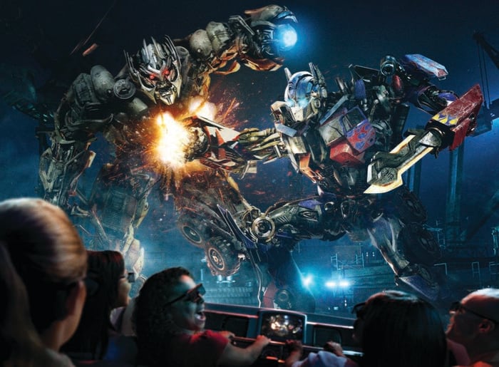 Transformers the ride 3d hollywood sales