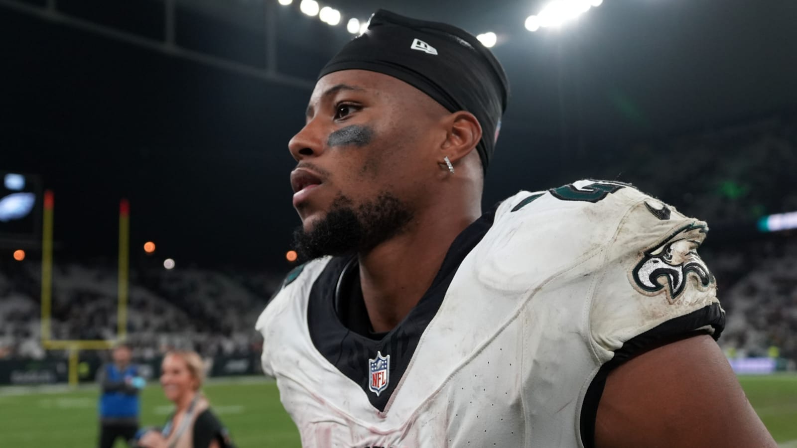 Giants players defend Eagles' Saquon Barkley amid hate from New York fans