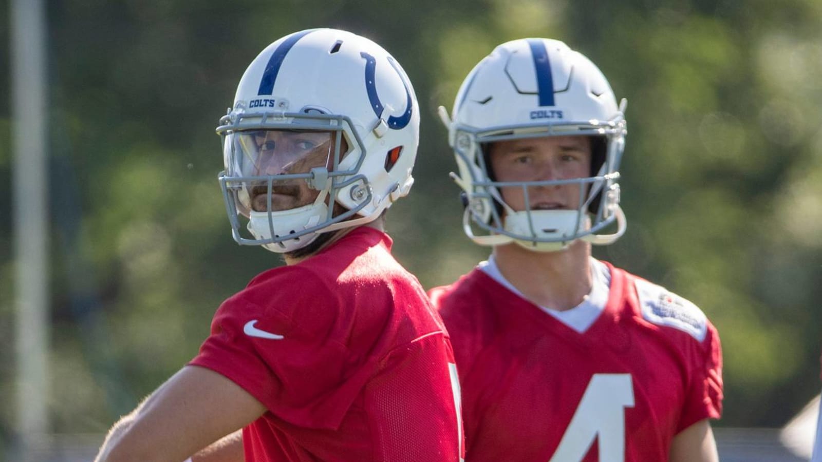 Sam Ehlinger, Jacob Eason to split first-team reps for Colts