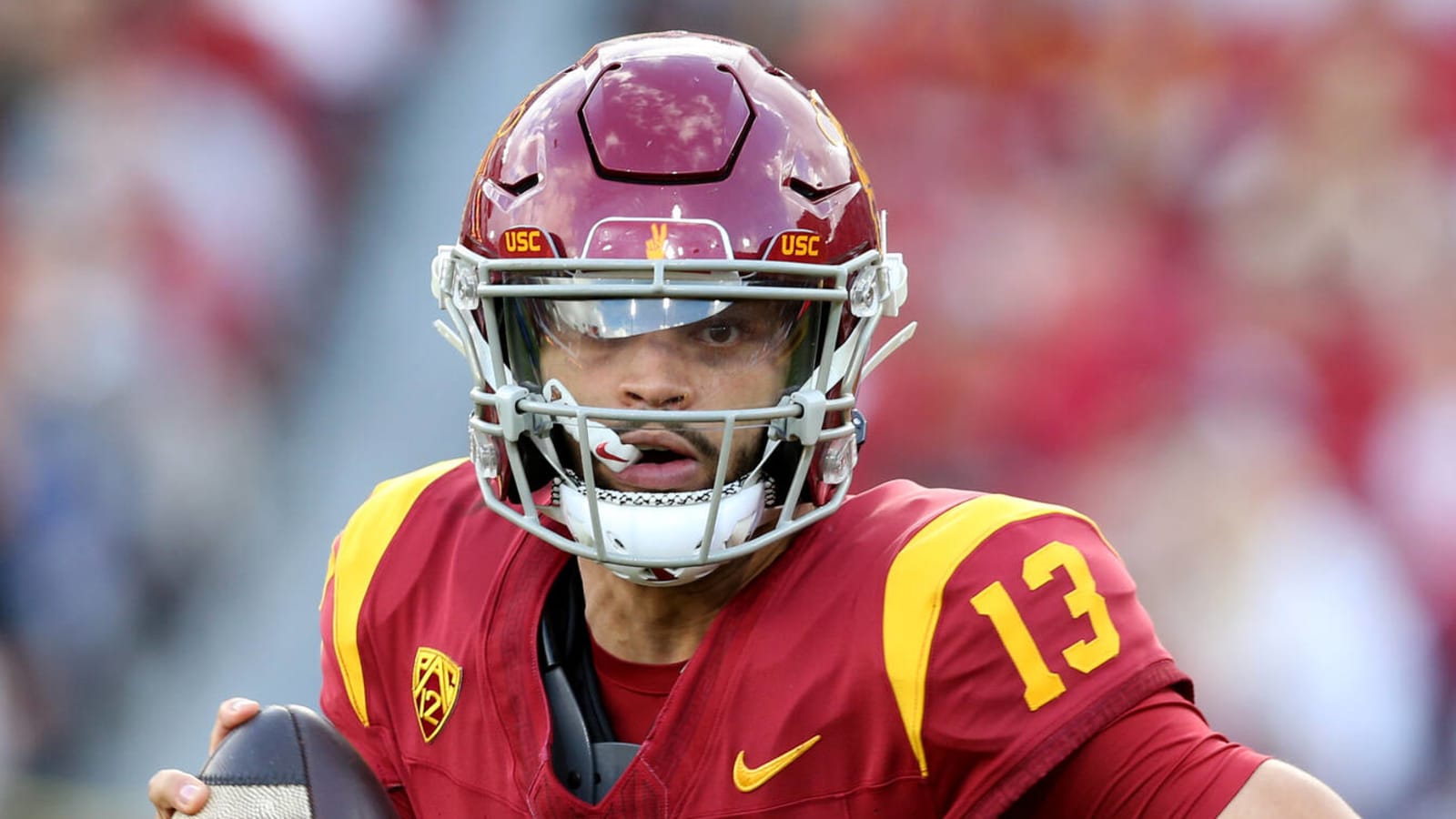 USC QB Caleb Williams ducks media after loss to UCLA