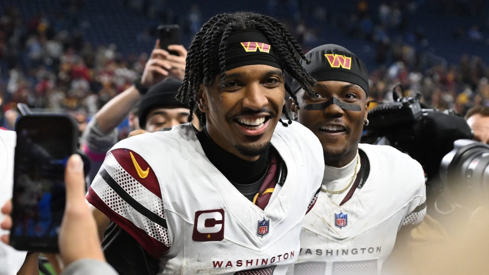 Commanders' Daniels discusses staying cool amid hype, Super Bowl chatter