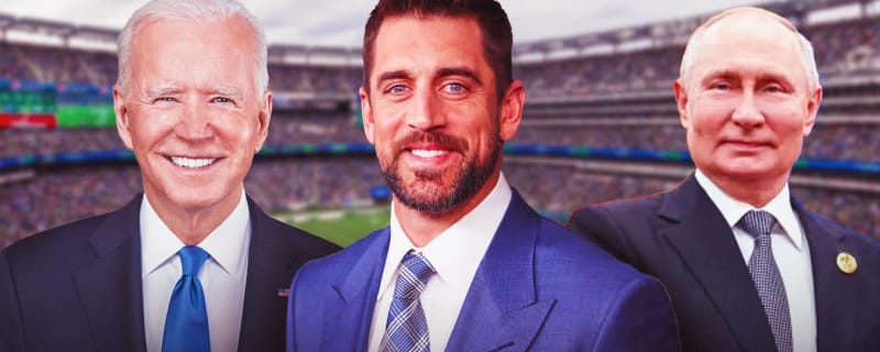 Jets QB Aaron Rodgers mocks Joe Biden with Vladimir Putin comparison