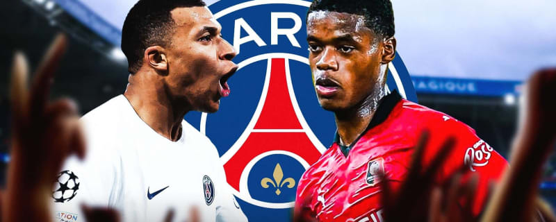 Kylian Mbappe gets into heated altercation with Warmed Omari after PSG triumph