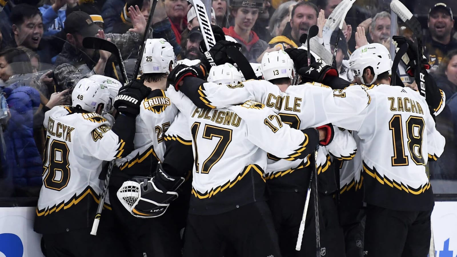 Boston Bruins react to record-setting start at home