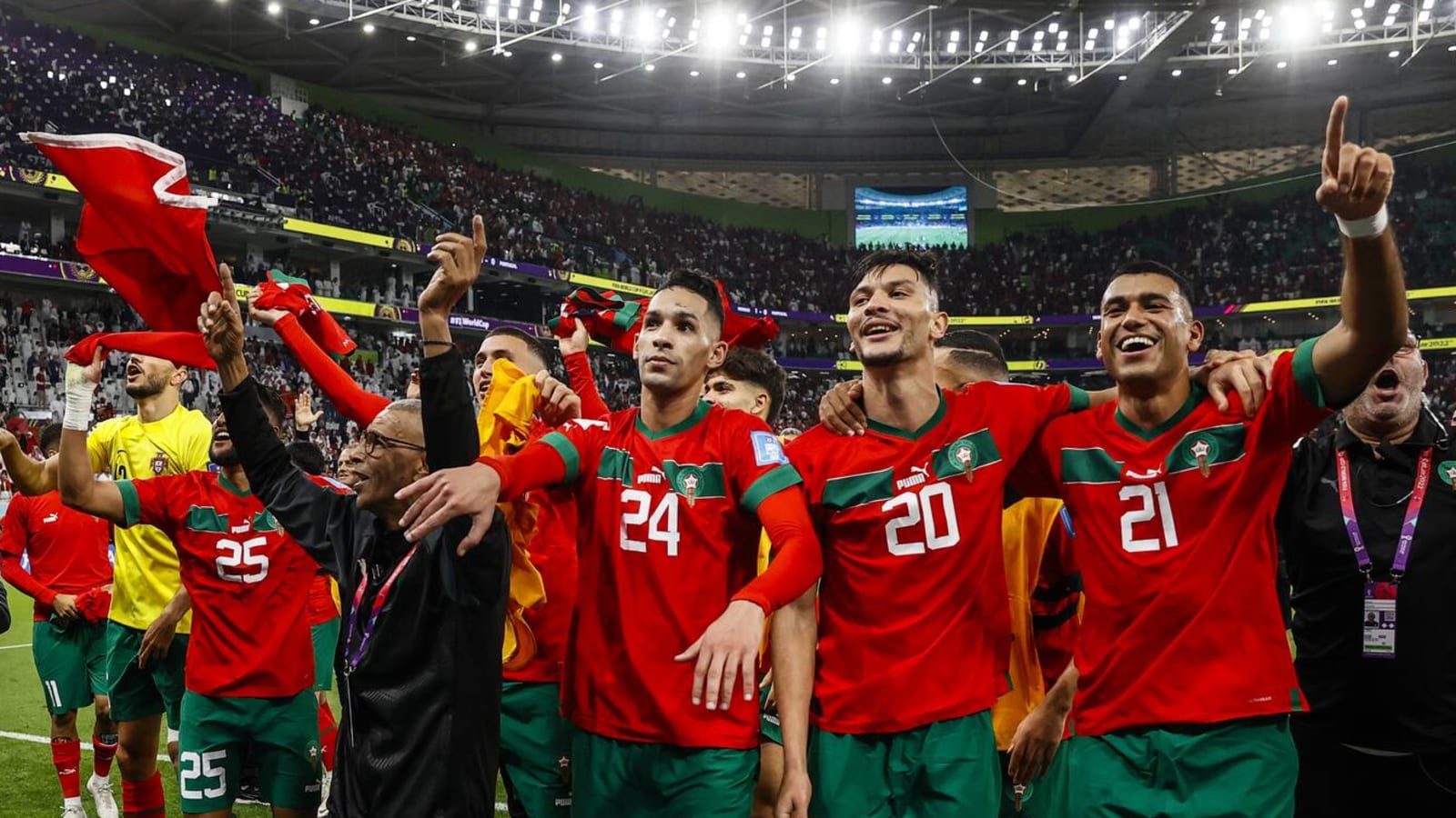 Morocco stuns Portugal to advance to World Cup semis