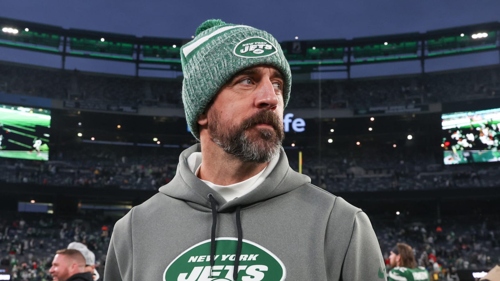 Aaron Rodgers shares regret about play that ended first Jets season