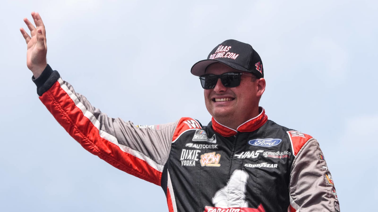 Watch: Cole Custer escapes car fire