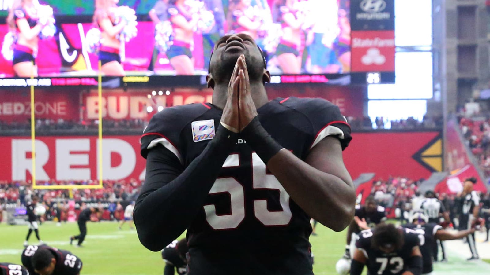 Chandler Jones clears COVID list, could play vs. Texans