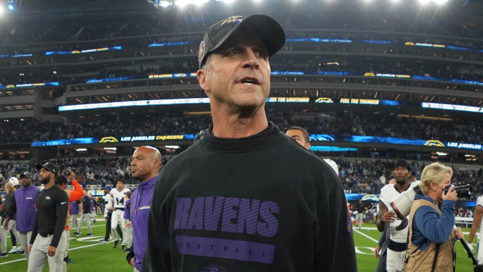 Ravens prove they're committed to head coach John Harbaugh