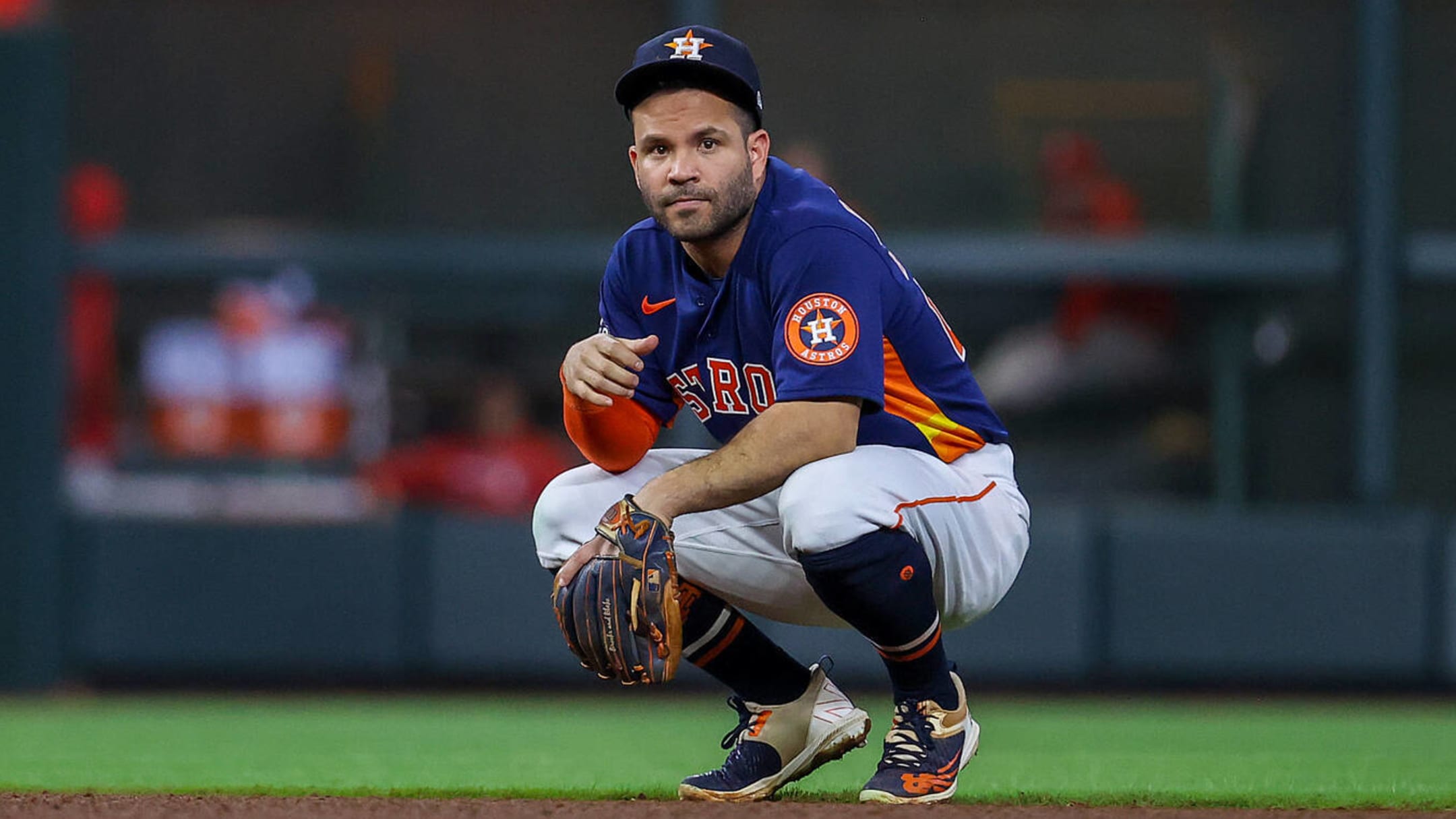 Infielder Jose Altuve of the Houston Astros poses for a picture on photo  day during Astros spring training, Wednesday, March 16, 2022, at The  Ballpark of the Palm Beaches in West Palm